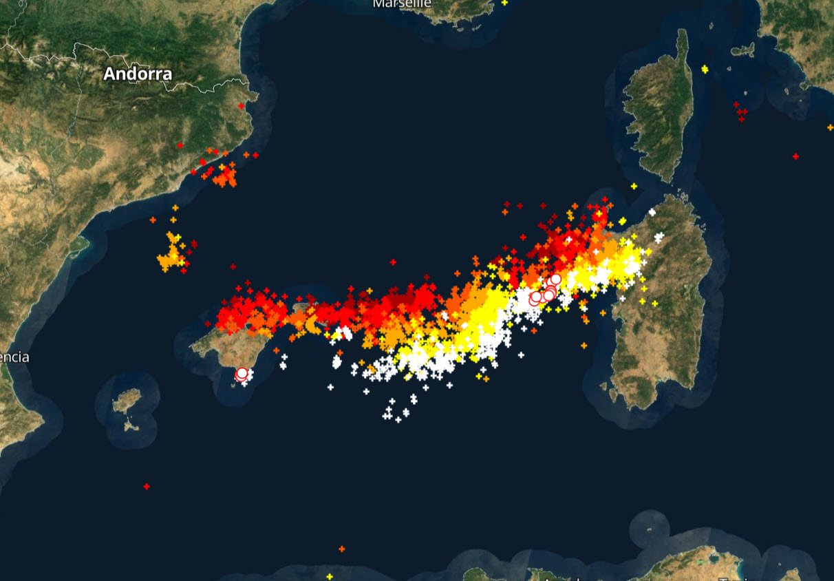 temporali ore 6 del 27 settembre 2020 - La perturbazione raggiunge la Sardegna: ecco il maltempo