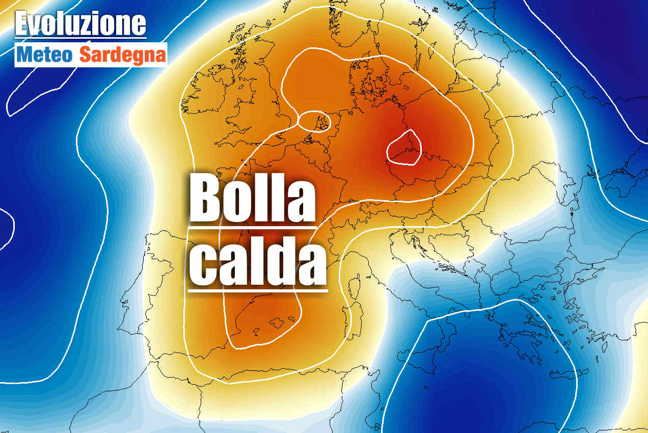 bolla aria calda in sardegna - SARDEGNA, meteo con bolla d’aria calda dal Nord Africa precederà MALTEMPO