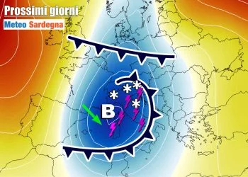 Maltempo, vento freddo. L’autunno in Sardegna si farà sentire rabbioso.