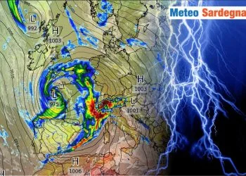 frequenti perturbazioni verso la sardegna 350x250 - Lungo periodo meteo perturbato, continuerà a piovere fin dopo metà mese