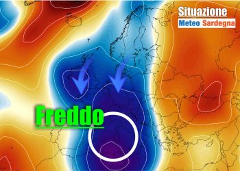 meteo freddo in sardegna 350x250 - Sardegna martellata dai Temporali. Nubifragi e Grandine. Meteo avverso soprattutto al Centro Nord