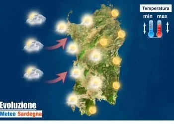 Meteo prossimi giorni Sardegna.