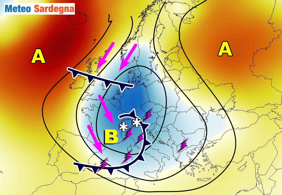Meteo verso calo temperatura e peggioramento da domenica.