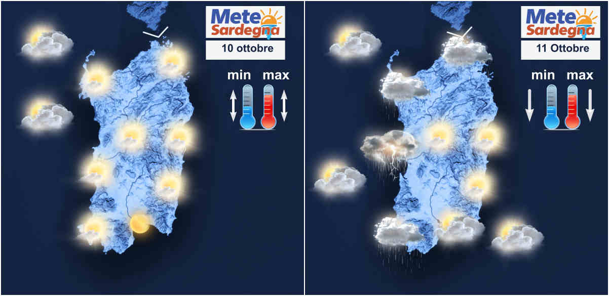 meteo sardegna 2 - Da domenica crollo delle temperature e peggioramento meteo