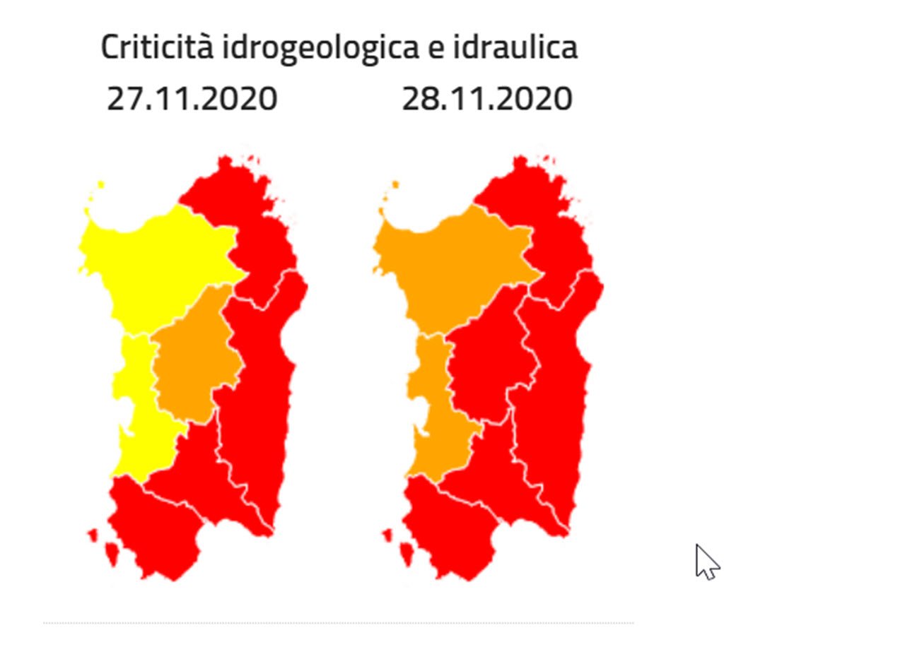 allerta meteo sardegna - Sardegna, protezione civile regionale, ALLERTA METEO ROSSA