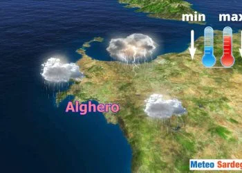 meteo alghero 350x250 - Temporale su Sassari e provincia. Interessata anche Alghero