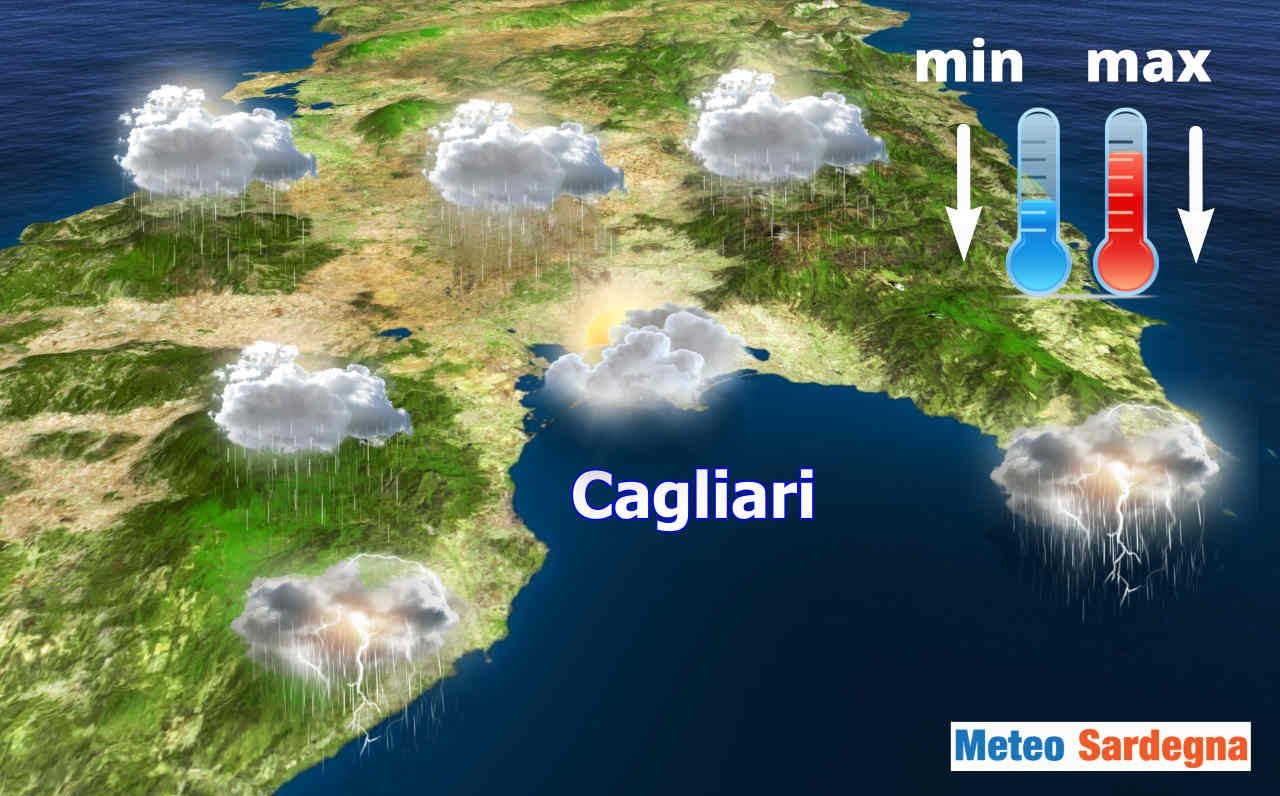 meteo cagliari e1605813689593 - Meteo Cagliari, gran bufera di vento e calo della temperatura