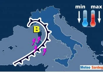 Meteo Sardegna in peggioramento.