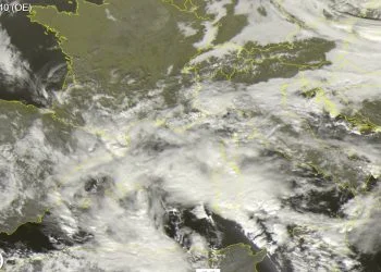 meteosat 350x250 - Allagamenti rilevanti, strade bloccate. Video Meteo Sardegna