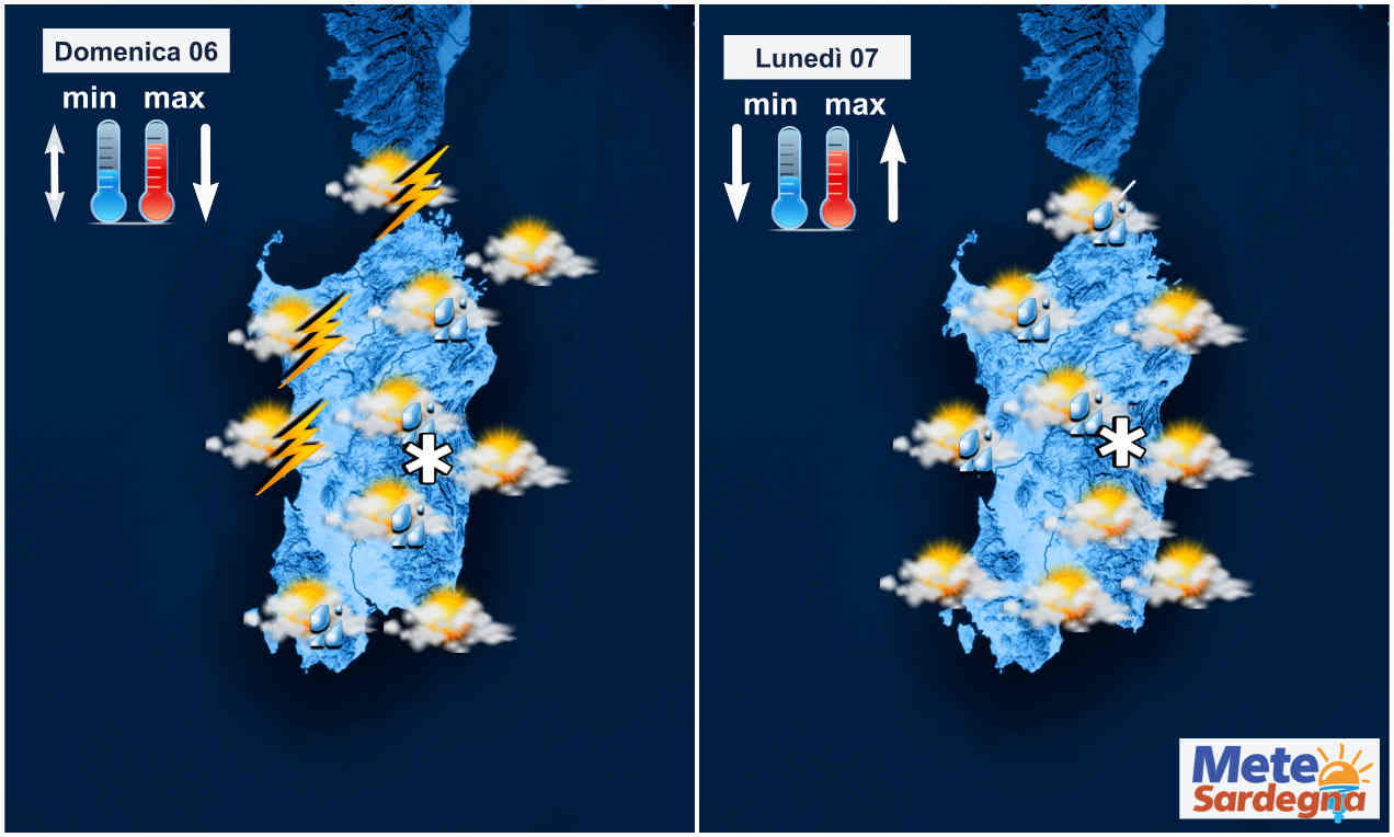 Meteo prossimi giorni.