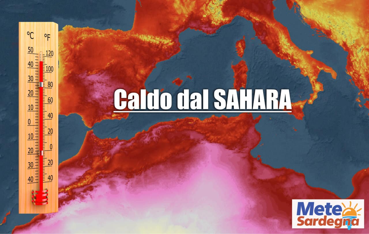 meteo con ondata di calore - Meteo Sardegna inizia un asfissiante ondata di caldo: picchi di oltre 45 gradi