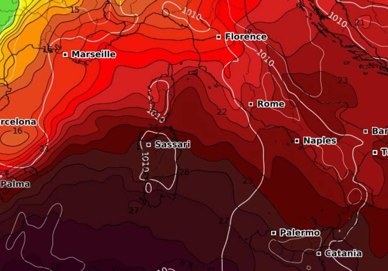 meteo da caldo estremo in sardegna - Novità nella previsione: da domani forte ondata di caldo in Sardegna. Video Meteo