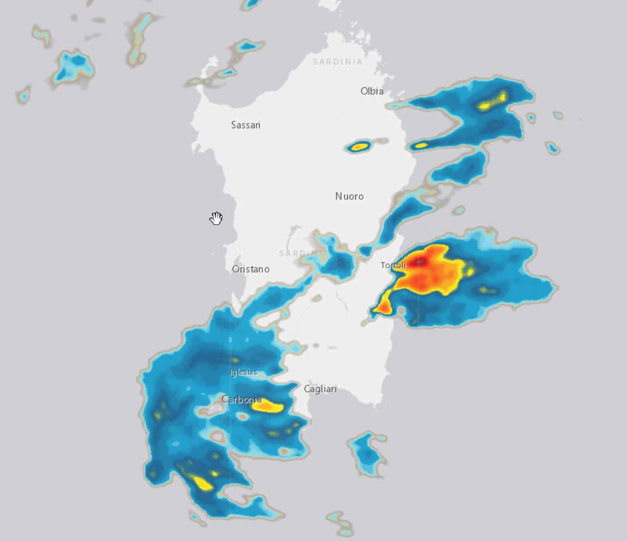 2021 08 25 18 06 48 - Aggiornamento, Meteo Sardegna: escalation di forti temporali attorno alla regione. Focus e previsioni