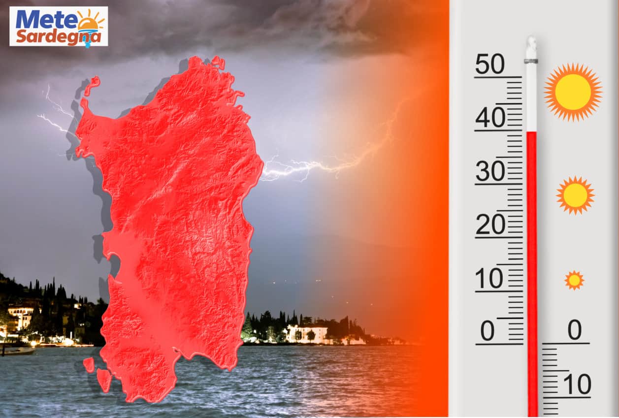 facebook - Meteo Sardegna: Oggi CALDO a 45 gradi. Il REFRIGERIO in Sardegna