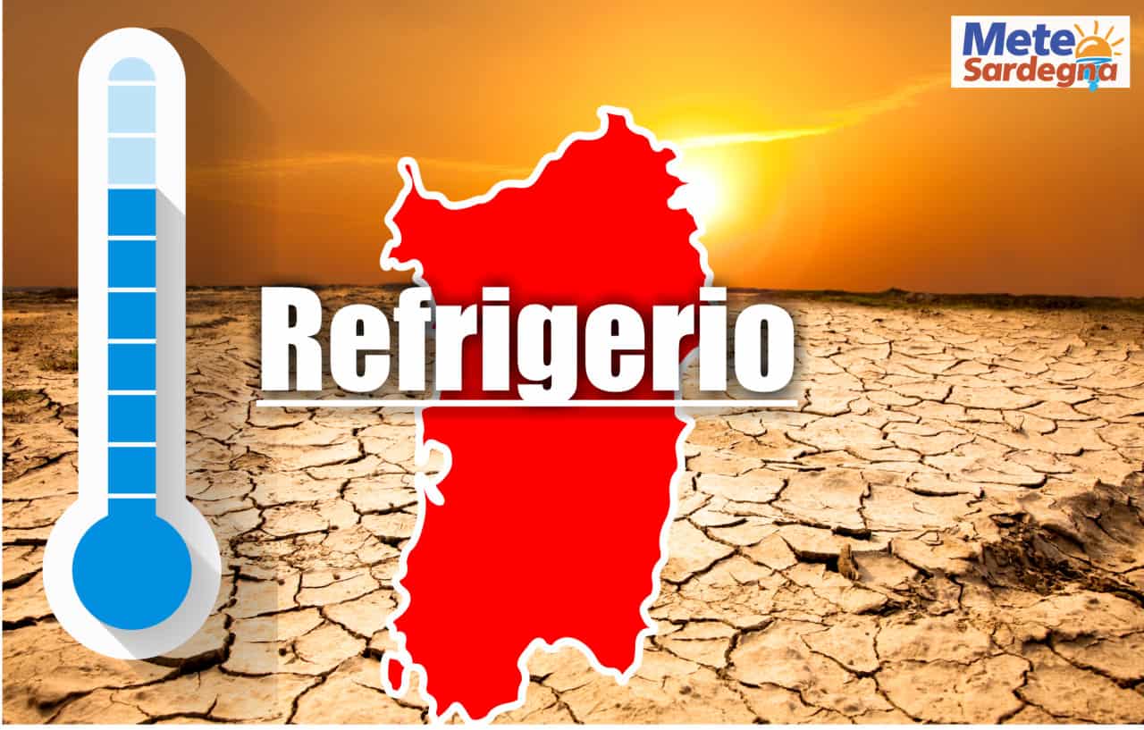 meteo con prove di refigerio in sardegna - Meteo Sardegna: Caldo STOP 10-15 gradi gradi GIU’. Ma non finisce qui