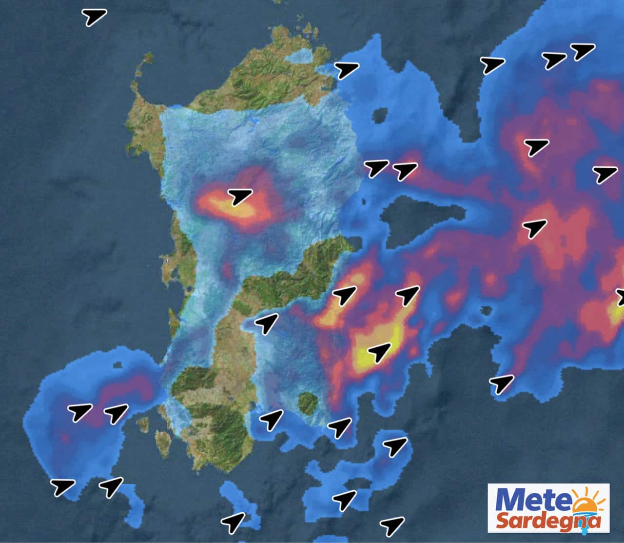 meteo con temporali notturni - SARDEGNA, Temporali: meteo notturno peggiorato. Gli effetti, la previsione