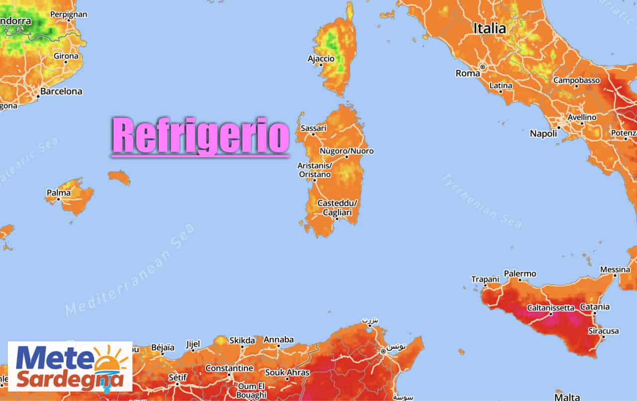meteosardegna refrigerio - Meteo Sardegna, la crisi del Caldo 2021. La parola fine