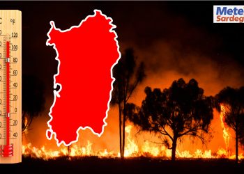 ondata di calore con allerte meteo e incendi