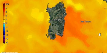anomalie temperatura mari sardegna 360x180 - Meteo SARDEGNA, le nebbie e gelo. Ma non siamo la regione del sole?