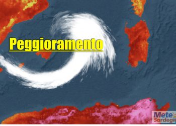 Ciclogenesi mediterranea, con aggravamento condizioni meteo.