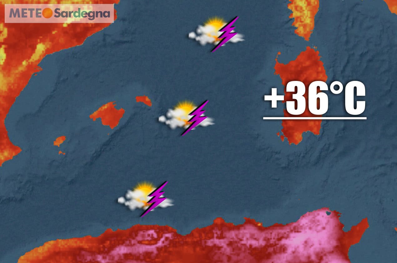 meteo sardegna con caldo africano - Meteo Sardegna: gli effetti dell’ondata di Caldo, durata. Occhio ai temporali