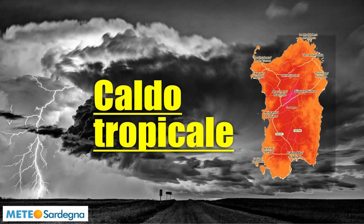 meteo sardegna notte tropicale - Notte dal meteo tropicale in Sardegna, gli effetti a medio termine