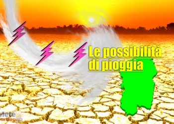 Evoluzione meteo Sardegna a rischio siccità.