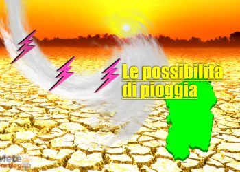 Evoluzione meteo Sardegna a rischio siccità.