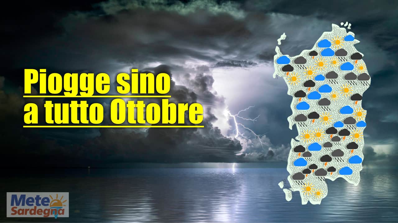 previsione piogge meteo sardegna - Meteo SARDEGNA, previsioni PIOGGE sino a tutto Ottobre 2021. Mappe