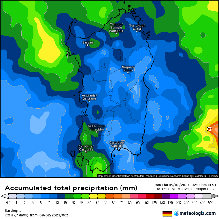 xx model en 343 0 moddeu 2021090200 180 1177 157 - Meteo Sardegna, Temporali simil Tropicali. Mappe a confronto