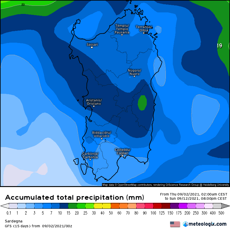 xx model en 343 0 modusa 2021090200 258 1177 157 - Meteo Sardegna, Temporali simil Tropicali. Mappe a confronto