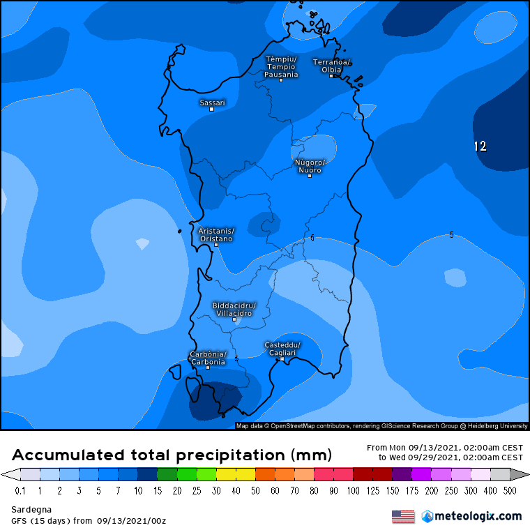 xx model en 343 0 modusa 2021091300 384 1177 157 - Meteo SARDEGNA, previsioni PIOGGE sino a tutto Ottobre 2021. Mappe