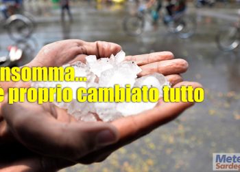 cambiamenti meteo climatici sardegna con grandine