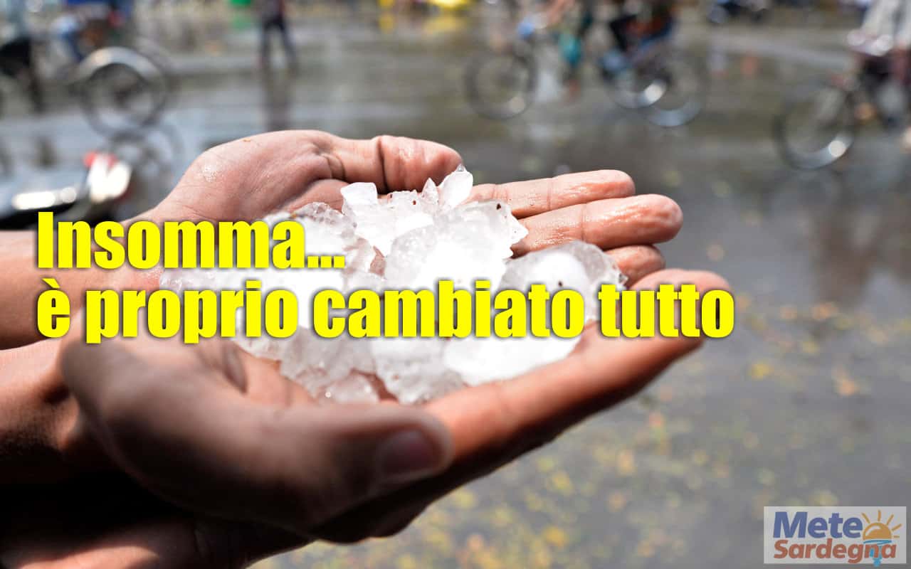 cambiamenti meteo climatici sardegna con grandine