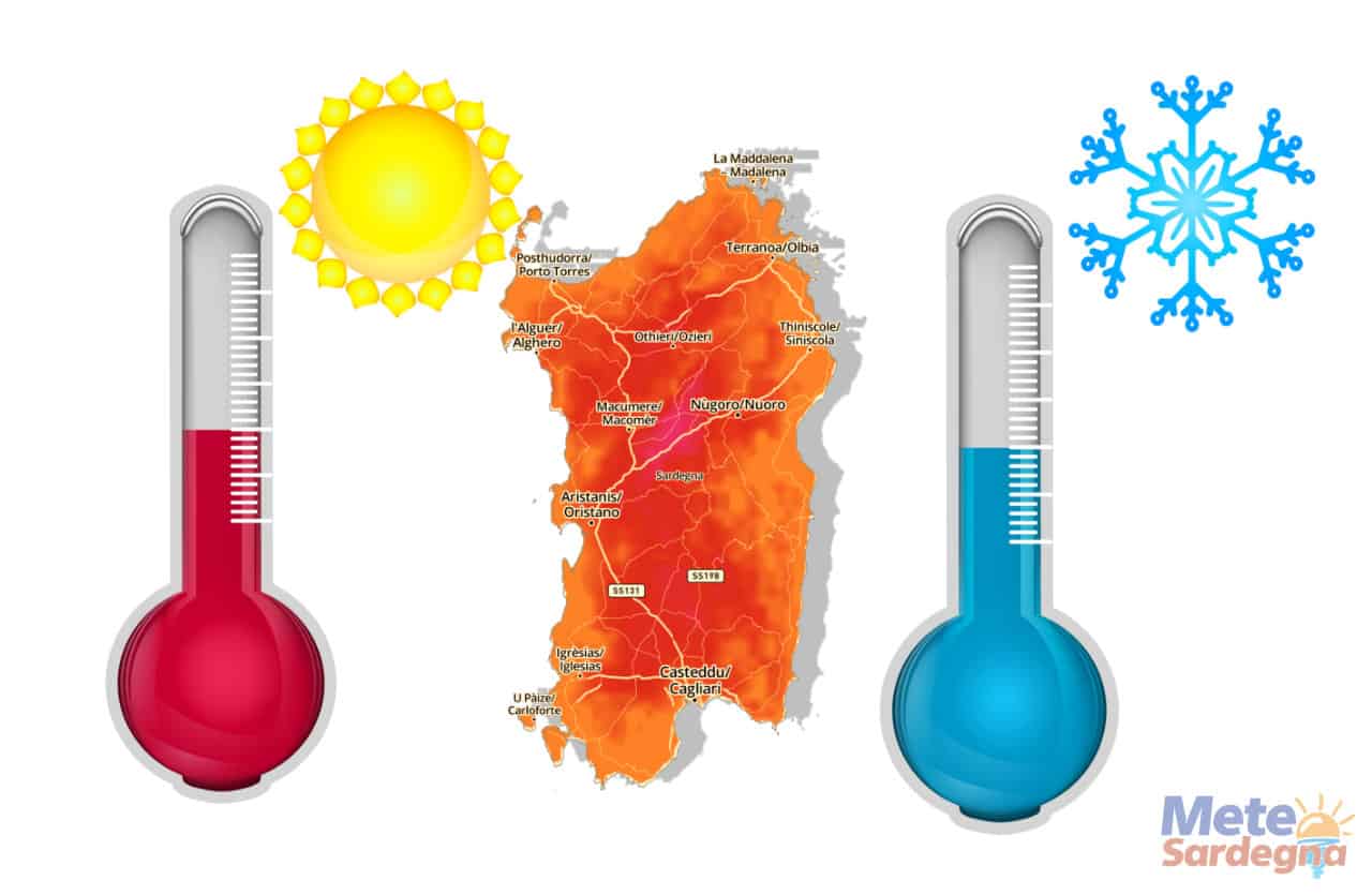 evoluzione meteo caldo poi freddo - Meteo SARDEGNA, barlume di CALDO. Ma subito dopo FREDDO