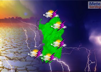 evoluzione meteo con forti piogge