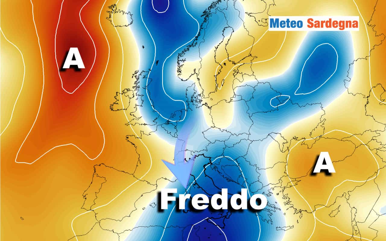 freddo sardegna 2 - Più FREDDO la prossima settimana, anche in Sardegna. Meteo anomalo