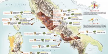 mappa vini vulcanici italia 360x180 - Gabbiano rischia di schiantarsi su un’auto con un grosso topo. Video