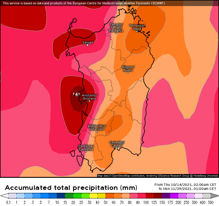 xx weekly en 343 0 modezwkly 2021101400 1104 1177 157 e1634370800372 - Meteo SARDEGNA, finalmente avremo le Grandi Piogge. MAPPA e commento