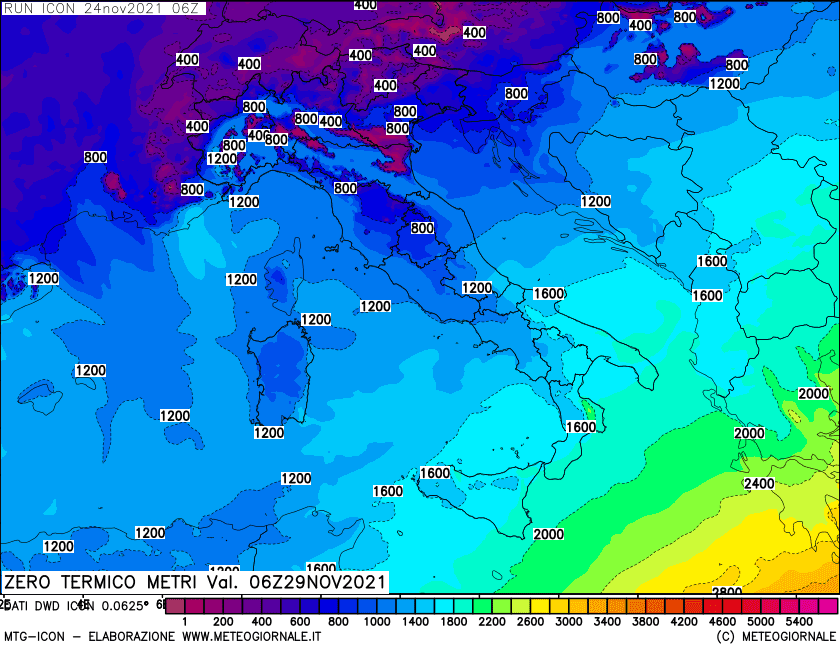 0deg 120 - Meteo SARDEGNA, ultimi aggiornamenti sulla quota neve. Ecco dove nevicherà