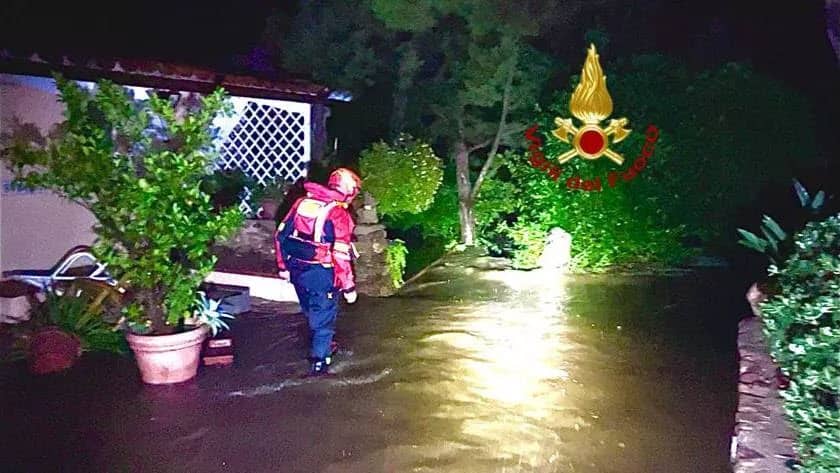 2021 11 06 12 39 47 - Sardegna, meteo avverso. Forte nubifragio Gallura, abitazione allagate soccorsi