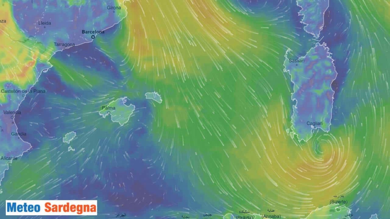 VIDEO METEO editoriale veloce backup Time 0 00 3822 - SARDEGNA, ciclone mediterraneo. VIDEO della sua evoluzione meteo