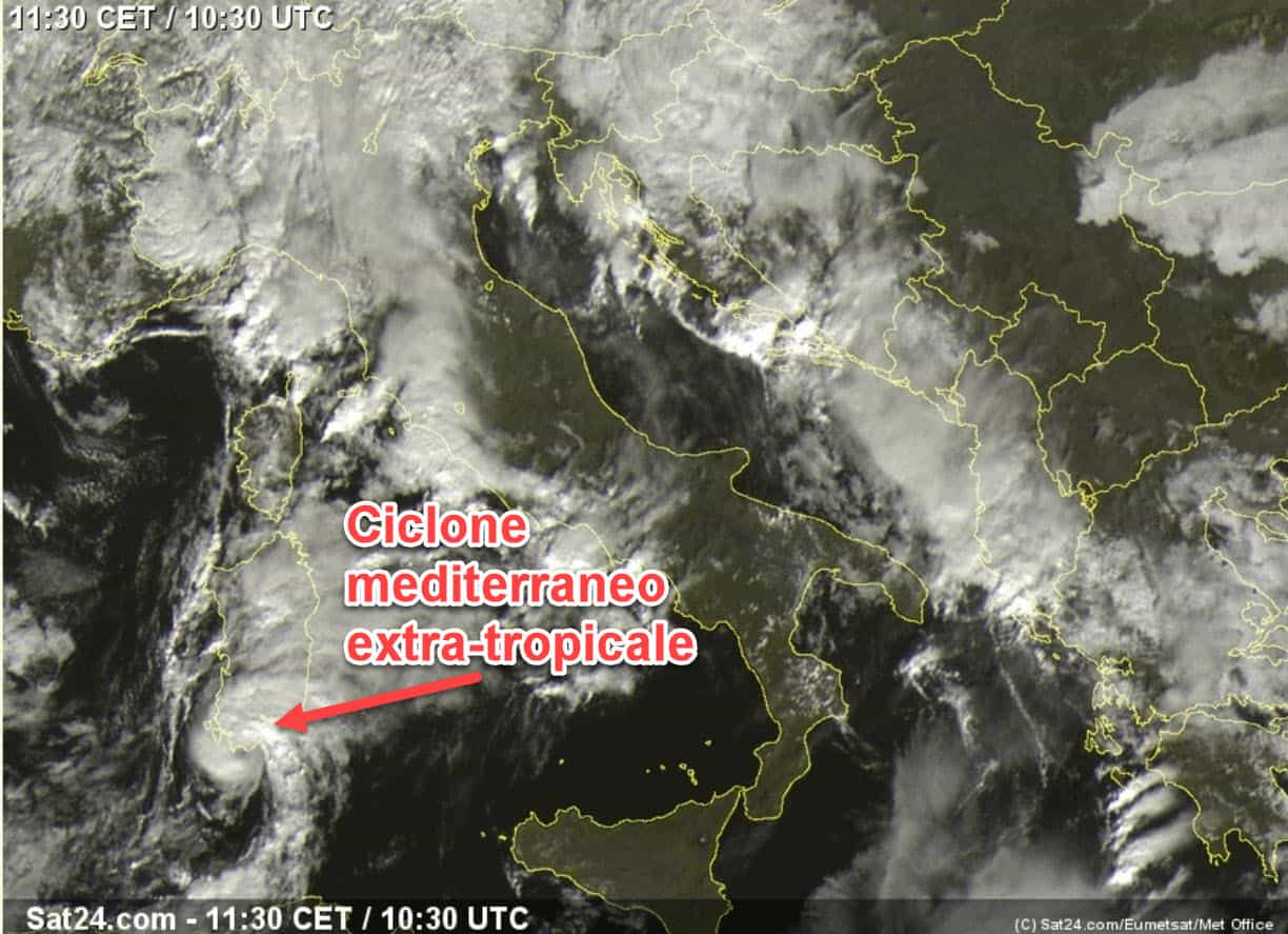 ciclone mediterraneo extratropicale - CAGLIARI vittima del meteo estremo: in due anni di fila piogge monsoniche