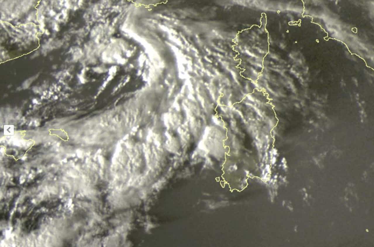 ciclone mediterraneo - Meteo: ciclone mediterraneo prossimo alla Sardegna
