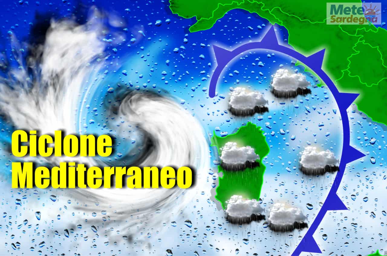 meteo con due cicloni in sardegna - SARDEGNA meteo influenzato da 2 CICLONI. Rischio nubifragi ed anche più
