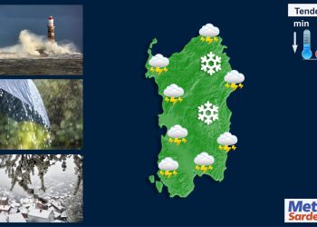 evoluzione meteo 350x250 - Meteo SARDEGNA, acuto maltempo, poi Primavera. Ma la Neve tornerà per Natale