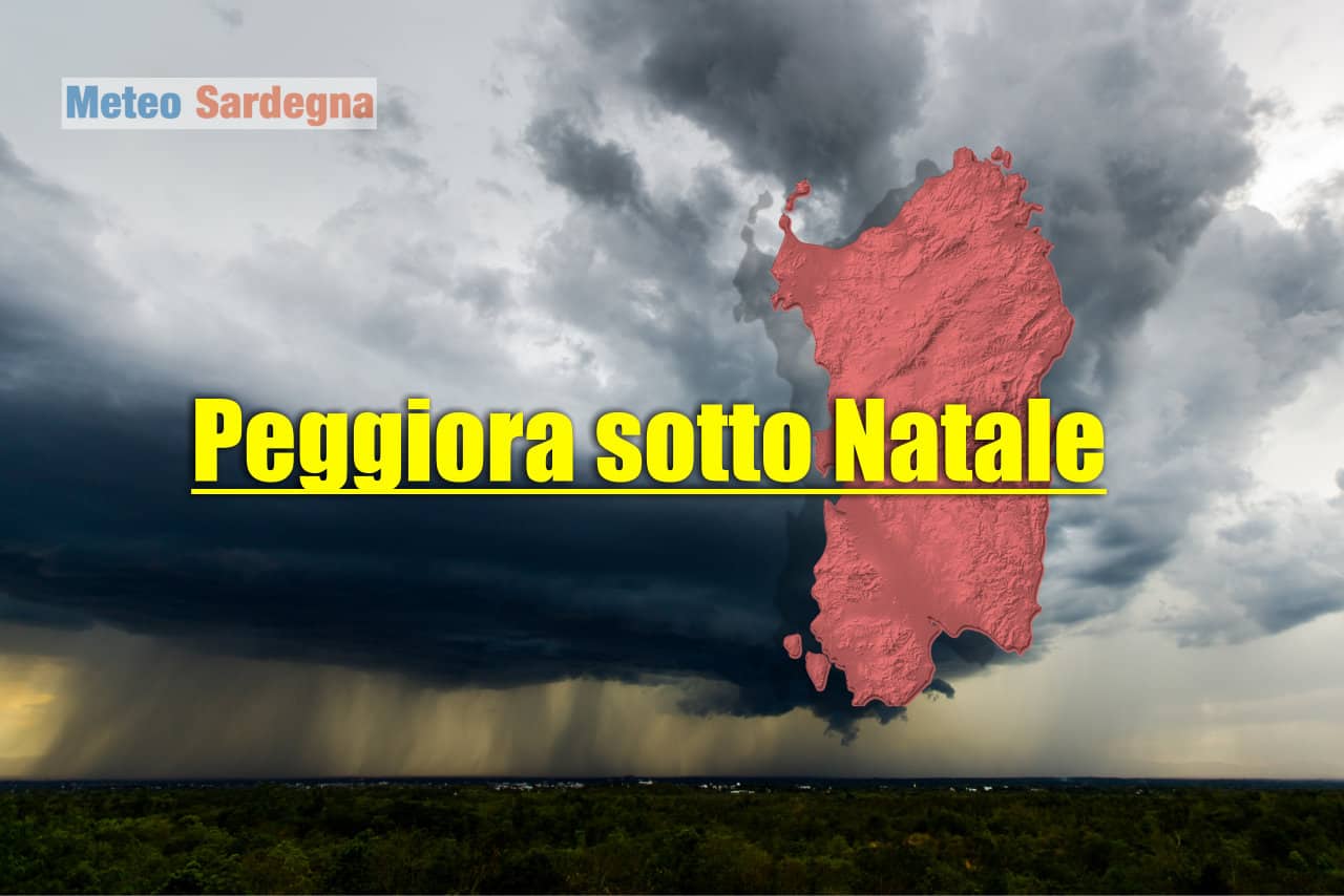 meteo sardegna 3 - Sardegna, METEO per Natale e Santo Stefano: prima nubi, poi PEGGIORA