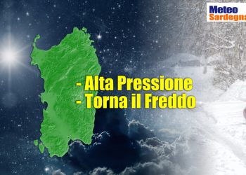 meteo sardegna con rischio freddo 350x250 - Sardegna, Capodanno da FOLLIA METEO: clima da Primavera inoltrata