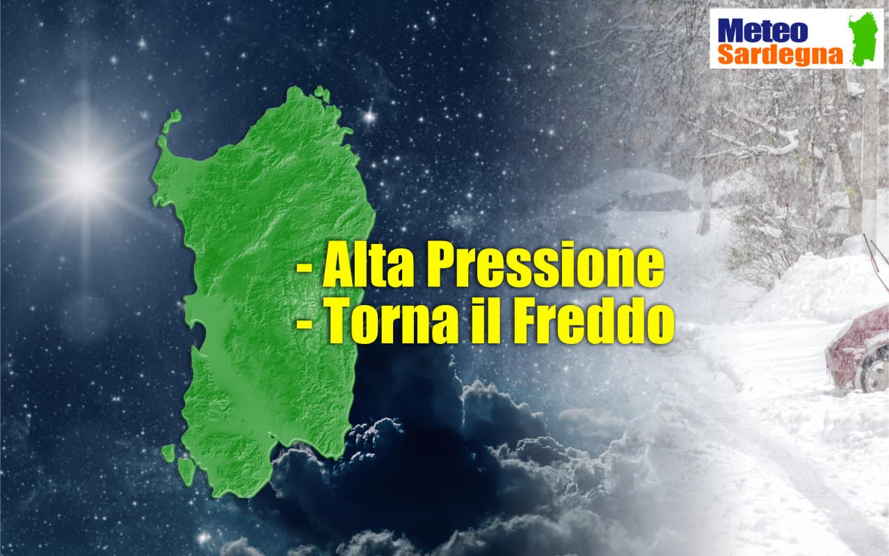 meteo sardegna con rischio freddo - Meteo SARDEGNA bel tempo. E se avessimo un Bianco Natale? Ipotesi al vaglio