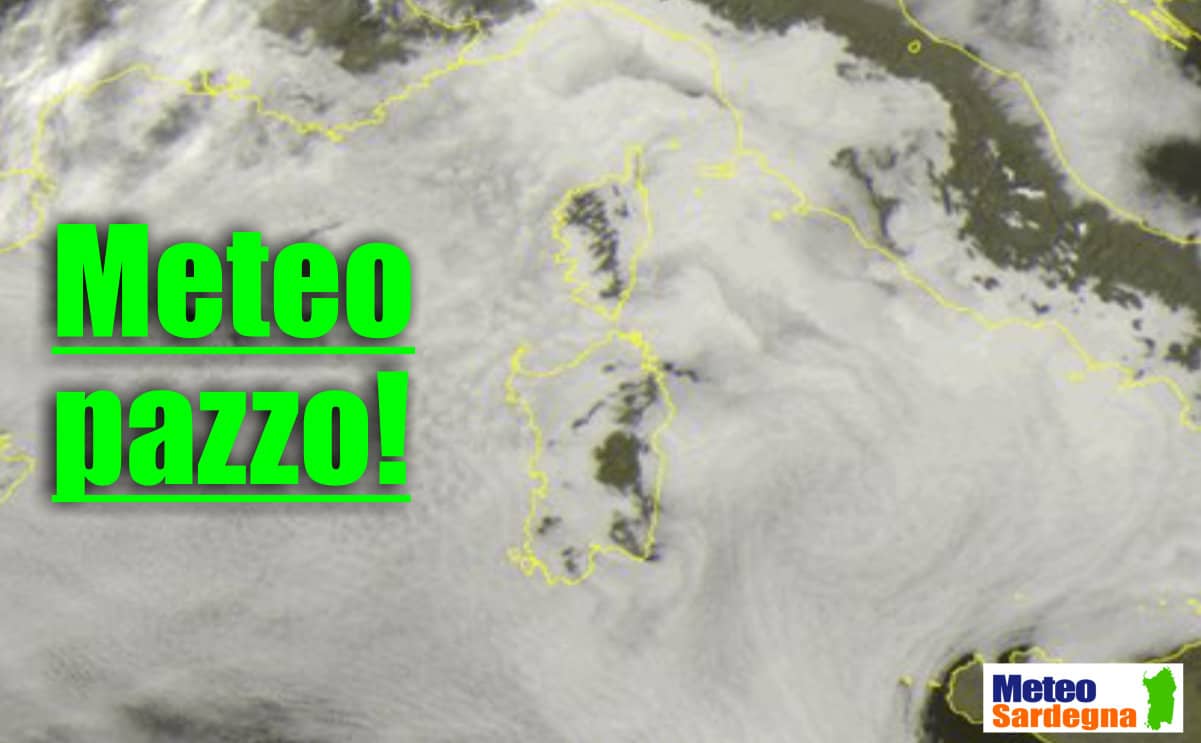 meteo pazzo in sardegna - Meteo Sardegna, ma dove è finita l’Alta Pressione. L’Isola nella nebbia, il cielo grigio